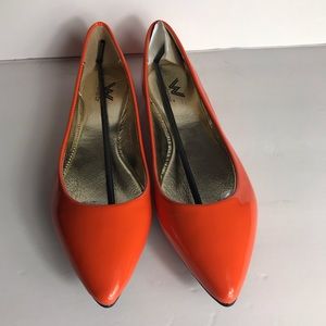 🔥🔥🔥NWOT Hot Coral Flats sz 9 🔥🔥🔥
